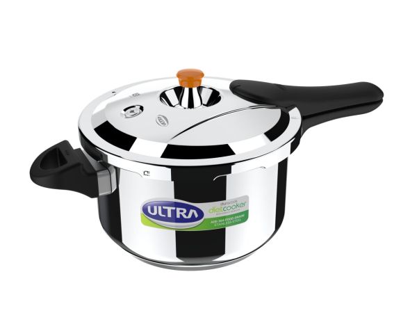 Best Stainless Steel Pressure Cooker 5.5 litre in India Elgi Ultra