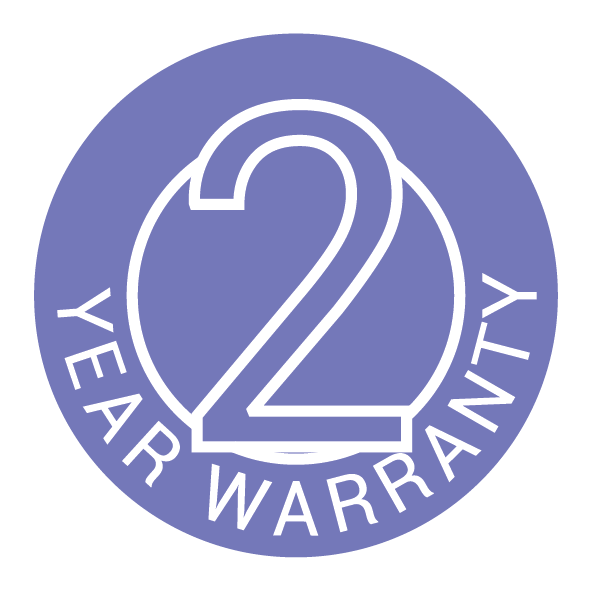 2 Year warranty