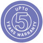 5 YEARS WARRANTY