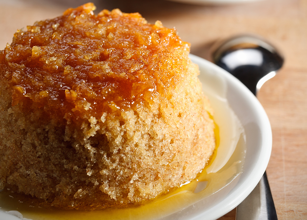 Carrot and Ginger steamed pudding