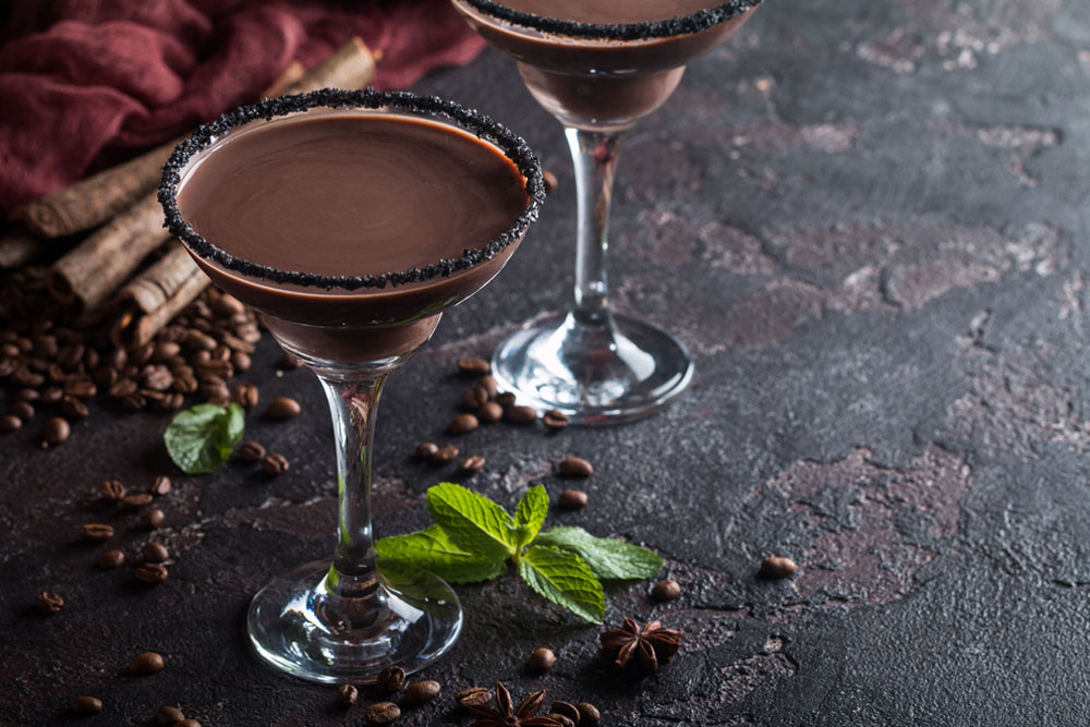 Chocolate-martinis