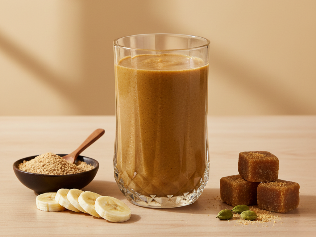 Besan Banana Power Shake recipe
