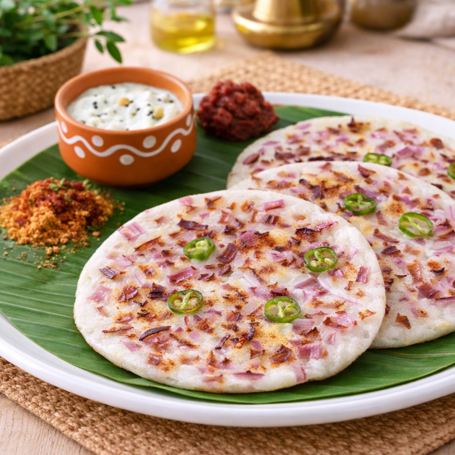 onion uthappam